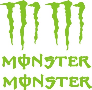 Monster Pazury Naklejki 210B RÓŻNE KOLORY