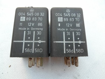 MERCEDES W124 126 201 MODUŁ PRZEKAZNIK 0045450832