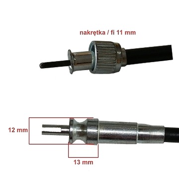 КАБЕЛЬ СПИДОМЕТРА 110 см СКУТЕР 4T Gy6 Romet Junak Barton Zipp