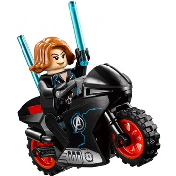 Lego 76050 @@ BLACK WIDOW + MOTOR @@ fig.z zestawu