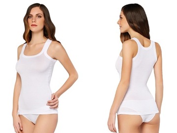 DOREANSE:PODKOSZULKA TOP microModal 9311:XL: BIAŁA