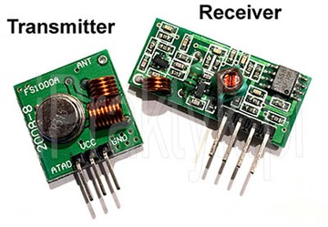 Комплект Arduino Madajnik + RF-приемник 315 МГц