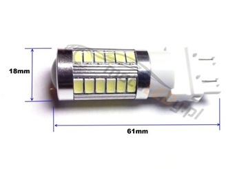 P27/7W LED 3157 12В-24В CANBUS, двухволоконный, прочный