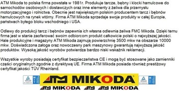 TARCZE 0439 GT KLOCKI BMW 5 E39 przód 324mm wys.74