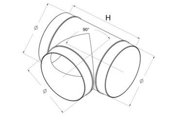 Awenta Triad из круглого канала Fi 125 KO125-26