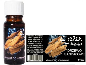 OLEJEK ZAPACH DRZEWO SANDAŁOWE 12 ML OLEJKI SANDAŁ