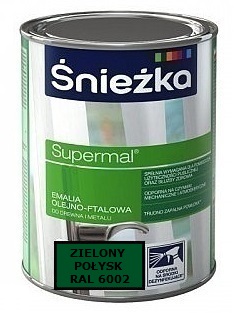 ŚNIEŻKA SUPERMAL OLEJNO-FTALOWA ZIELONY POŁYS 0,4L