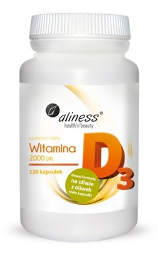 Witamina D3 Aliness 2000 j.m.*NajlepszeSuplementy*