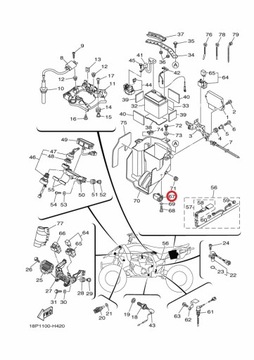ДАТЧИК ОТКЛЮЧЕНИЯ ТОПЛИВНОГО НАСОСА YAMAHA YFZ 450 R