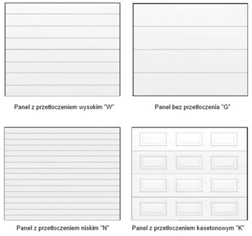 Гаражные секционные ворота 400x220 Wiśniowski