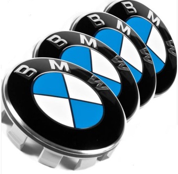 EMBLEMATY DEKIELKI ZNACZKI KAPSLE BMW 56MM DO FELG 36136850834