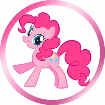 ВОЛНЫ для торта LITTLE PONY, круг, сила цвета