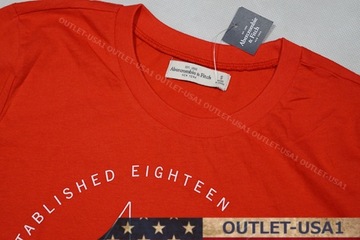 Размер женской футболки ABERCROMBIE: S SHADE RED