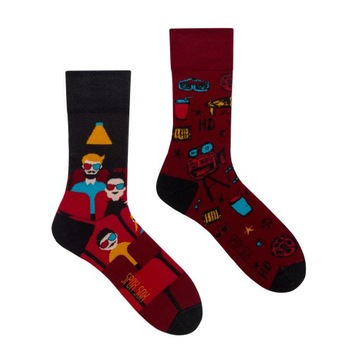 Kolorowe Skarpety SPOXSOX Kinomaniak 44-46