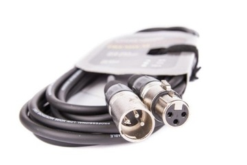 Przewód mikrofonowy XLR VK 8002 15m Niesymertyczny