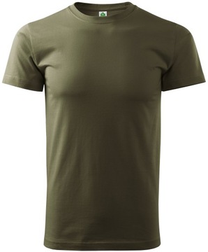 OUTDOROWA KOSZULKA T-SHIRT MILITARY GREEN BAWEŁNA