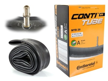 Трубка Continental MTB 26 x 1,75 дюйма — 2,5 дюйма с автоматическим клапаном 40 мм, 47/62-559