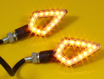 УКАЗАТЕЛИ ПОВОРОТА СТРЕЛОЧНЫЕ 15 LED ЗИГЗАГ ATV