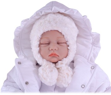 КОСТЮМ ТЕПЛЫЙ БЕЛЫЙ КРЕСТИЛЬНЫЙ 80 L87A