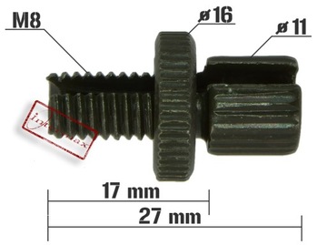 РЕГУЛИРОВОЧНЫЙ ВИНТ ТРОСА ТОРМОЗНОЙ СЦЕПЛЕНИЯ M8 НАТЯЖИТЕЛЬ
