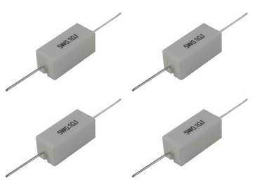 Rezystor ceramiczny 0.1R 5W [4szt]