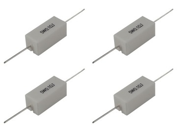 Rezystor ceramiczny 0.1R 5W [4szt]