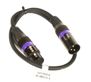 Kabel Przewod DMX AC-DMX3/0,5 50 cm 110 ohm