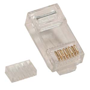 Wtyk RJ45 RJ-45 drut - kategoria 6 kat.6 - 20szt.