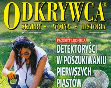 ODKRYWCA 11/2018 KSIĄŻ PODZIEMIA GRODNO AUGUSTA