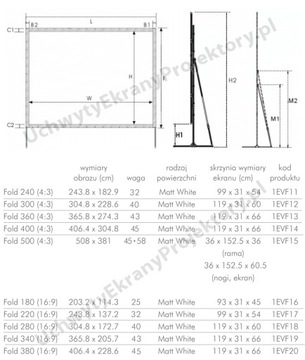 AVTEK FOLD 280 ЭКРАН BOX FRAME