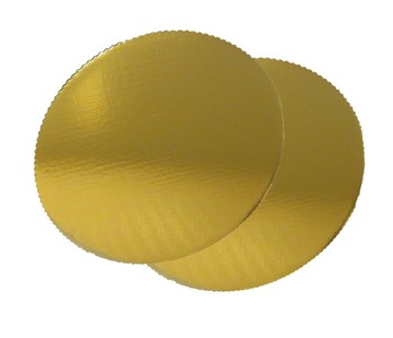 2szt PODKŁAD 34cm POD TORT CIASTO TACKA GRUBY 3mm