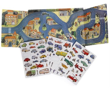 фото ориг. №2, Puzzle, gra magnetic, automobile egmont toys