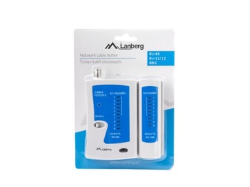 Tester kabli RJ-45, RJ-12, RJ-11 Lanberg NT-0401