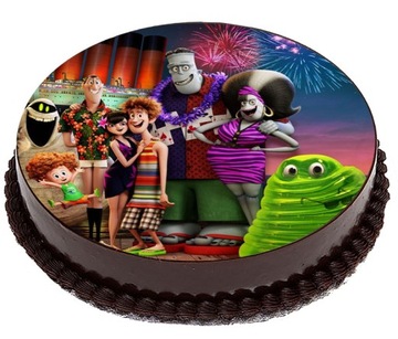 OPŁATEK NA TORT Hotel Transylvania Drakula 20cm