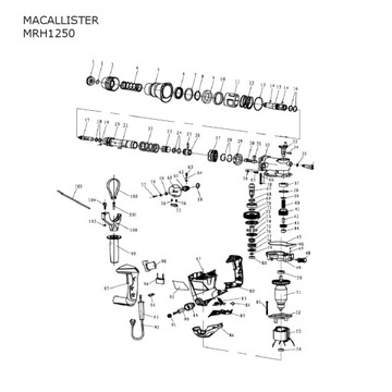 MACALLISTER MRH1250 УДАРНАЯ ПЕРЕДАЧА