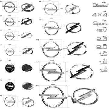 Эмблема Opel Astra III H, Corsa D №10