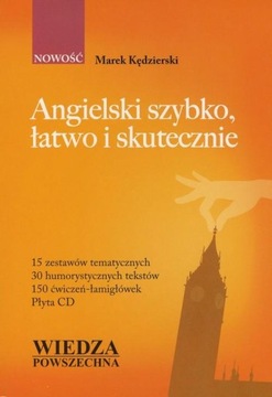 ANGIELSKI Szybko Łatwo i Skutecznie + CD Wiedza Po