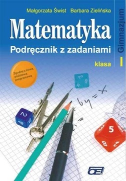 Matematyka 1 gimn Podręcznik z zadaniami Pazdro Zielińska Małgorzata Świst