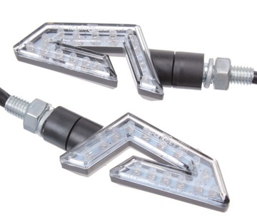 Kierunkowskazy Kierunki Kierunek Strzałka Zygzak 15 Led Mocne Diody GSXR GS