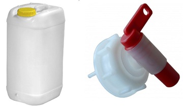 KANISTER ZBIORNIK POJEMNIK NA WODĘ Z KRANIKIEM 25L