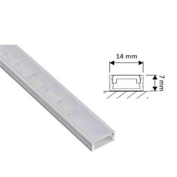 Profil aluminiowy LINE MINI 2m aluminium do LED