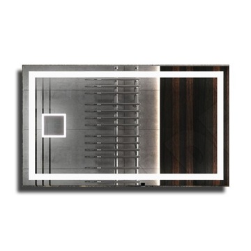 'LEDFRAME' 120*80 LUSTRO PODŚWIETLANE ŁAZIENKOWE