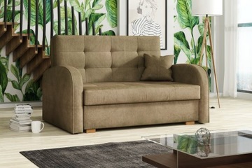 VIVA GOLD II pikowana amerykanka sofa dwójka