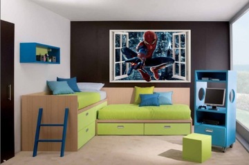 НАСТЕННЫЕ НАКЛЕЙКИ Окно SPIDERMAN 41 100x65 см