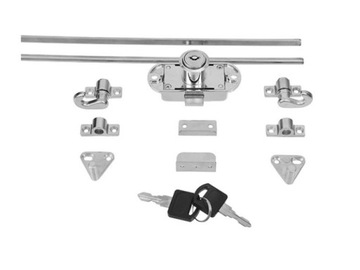 Zamek baskwilowy 2 pręty L-1000 19x22mm