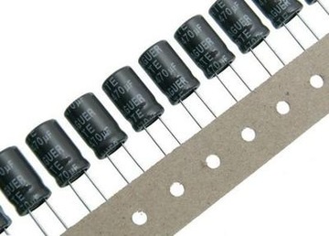 LEAGUER Конденсатор 470мкФ 16В 8x12 105*C x20шт