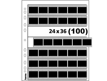 Koszulki 100szt na negatywy 24x36mm pergamin HAMA