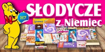 Solidny Baner Reklamowy - Słodycze z NIemiec 3x1m