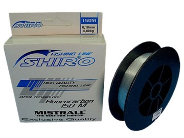 ŻYŁKA MISTRALL SHIRO FLUOROCARBON 0,12mm / 150m