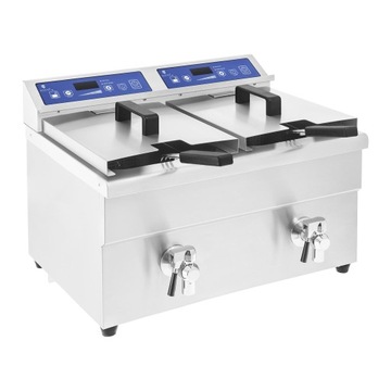 Royal Catering Fryer двойная индукционная фритюрница 7000 Вт 230 В Royal